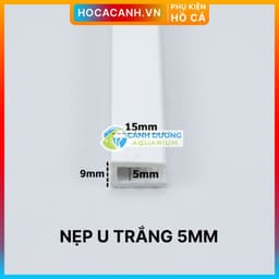 Phụ Kiện Làm Nắp Hồ Ray, Góc, Nẹp U, Ron Màu Trắng & Đen 7