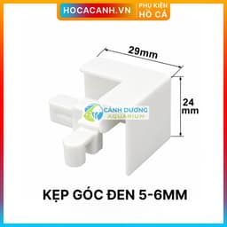 Phụ Kiện Làm Nắp Hồ Ray, Góc, Nẹp U, Ron Màu Trắng & Đen 3