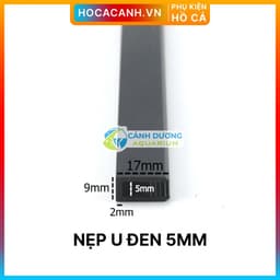 Phụ Kiện Làm Nắp Hồ Ray, Góc, Nẹp U, Ron Màu Trắng & Đen 6