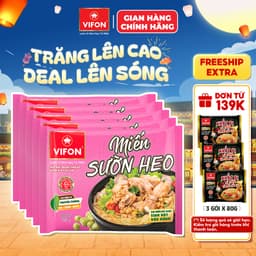 [VOUCHER HOT 10%] Combo 5 Gói Miến Măng Vịt/Miến Sườn Heo/Miến Lẩu Thái - Hương Vị Đậm Đà, 58g/Gói 2
