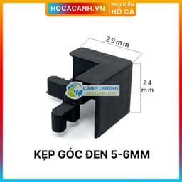 Phụ Kiện Làm Nắp Hồ Ray, Góc, Nẹp U, Ron Màu Trắng & Đen 2