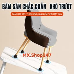 (Loại tốt) Bọc chân ghế chống trượt, chống rách. 3