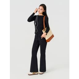 Áo Phông Nữ Yody Tay Dài Có Cúc Slim Co Giãn Mềm Mại WCLT26F006 3