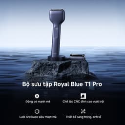 [Livestream] Máy Cạo Râu Điện Laifen T1 Pro Giftbox Nhỏ Gọn Tiện Mang Theo, Pin 120 Phút, Sạc Nhanh Type-C 7