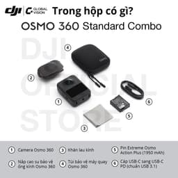 Camera hành động DJI Osmo 360 II Standard Combo Chính Hãng 5