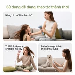 [Livestream] Máy Sấy Tóc Laifen Mini Siêu Nhỏ Gọn 299g, Sấy Nhanh, Kiểm Soát Nhiệt, Bảo Hành 24 Tháng 6