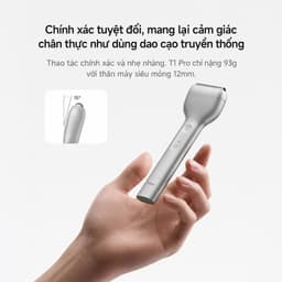 [Livestream] Máy Cạo Râu Điện Laifen T1 Pro 1 Lưỡi Cạo, Nhỏ Gọn Tiện Mang Theo, Pin 120 Phút, Chống Nước IPX7 3