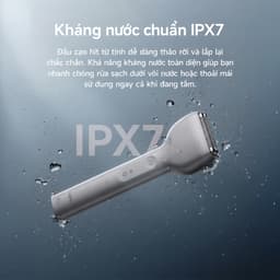 [Livestream] Máy Cạo Râu Điện Laifen T1 Pro 1 Lưỡi Cạo, Nhỏ Gọn Tiện Mang Theo, Pin 120 Phút, Chống Nước IPX7 4
