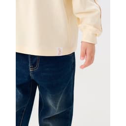 Áo Phông Giữ Nhiệt Kid Yody Form Relax Cổ Cao Giữ Ấm Co Giãn KCLT26F003 3