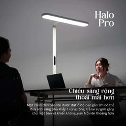 Kyvian Đèn Sàn Làm Việc Bảo Vệ Mắt Halo Pro 60W 3986 Lumen CRI 98 Đèn Cây Đứng 2 Vùng Ánh Sáng Độc Lập by Velix 7