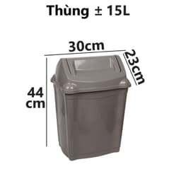 Thùng Rác Nhựa Việt Nhật Nắp Lật 5318, Sọt Rác Mini Để Phòng Ngủ Bàn Làm Việc Nhà Vệ Sinh - TADAHOME 8