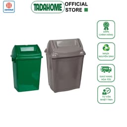 Thùng Rác Nhựa Việt Nhật Nắp Lật 5318, Sọt Rác Mini Để Phòng Ngủ Bàn Làm Việc Nhà Vệ Sinh - TADAHOME 1