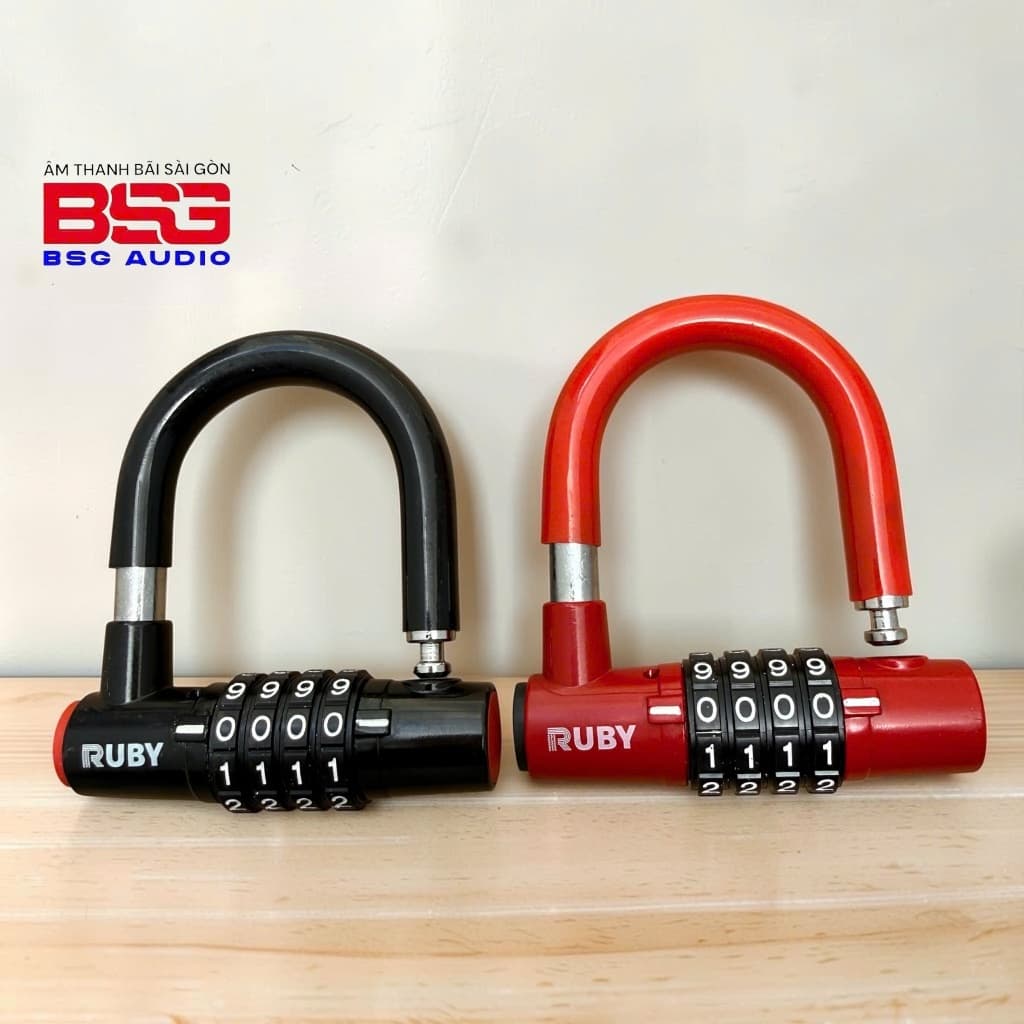 Khoá Chống Trộm Chữ U Mật Mã 4 Số Bảo Mật Cao