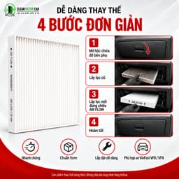 Màng Lọc Gió Điều Hòa VinFast VF8 VF9 Mã BIN30036071 Lọc Cabin Vinfast Thay Thế 7