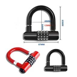 Khoá Chống Trộm Chữ U Mật Mã 4 Số Bảo Mật Cao 8