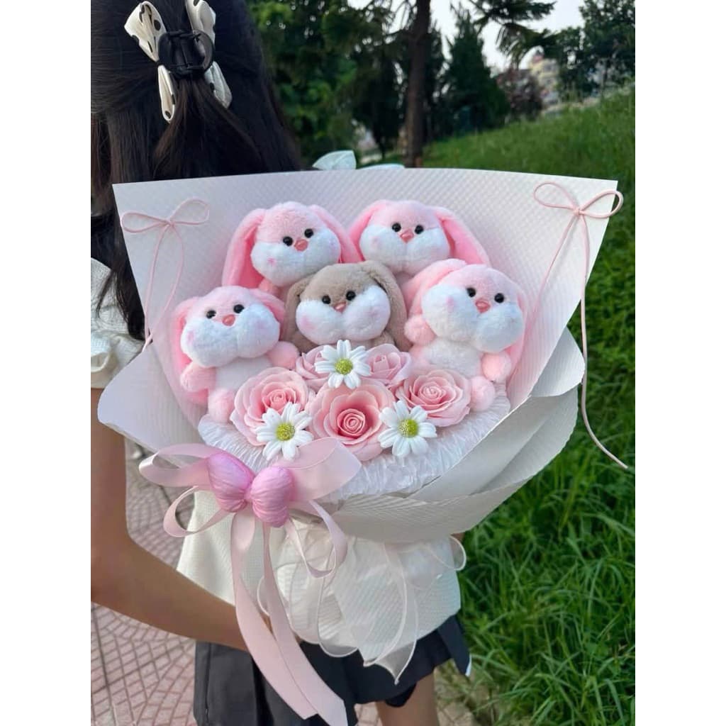 Gấu Bông Thỏ Béo Phúng Phính