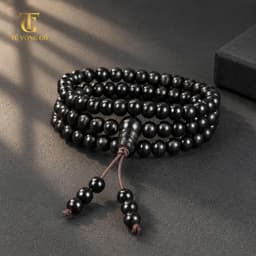 Vòng dây xâu - dây xâu vòng màu nâu | Tú Vòng Gỗ 4