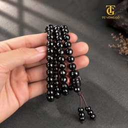 Vòng dây xâu - dây xâu vòng màu nâu | Tú Vòng Gỗ 1
