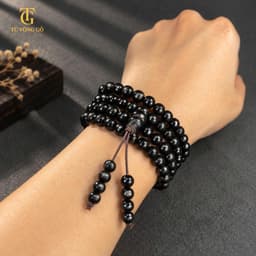 Vòng dây xâu - dây xâu vòng màu nâu | Tú Vòng Gỗ 8