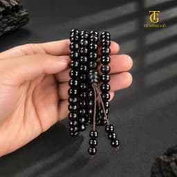 Vòng dây xâu - dây xâu vòng màu nâu | Tú Vòng Gỗ 9