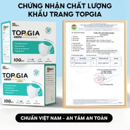 [SIÊU TIẾT KIỆM ] Thùng 500/300 khẩu trang 5D Top Gia an toàn, 3 lớp kháng khuẩn, chống nắng, chống bụi 2