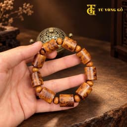 Vòng dây xâu - dây xâu vòng màu nâu  | Tú Vòng Gỗ 2