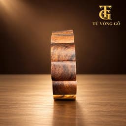 Vòng dây xâu - dây xâu vòng màu nâu | Tú Vòng Gỗ 2