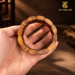 Vòng dây xâu - dây xâu vòng màu nâu | Tú Vòng Gỗ 3