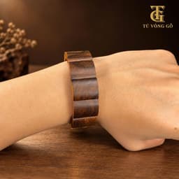 Vòng dây xâu - dây xâu vòng màu nâu | Tú Vòng Gỗ 7