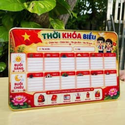Bảng Thời Khóa Biểu Để Bàn 20x30cm - Bảng Lịch Học Cho Học Sinh, Trang Trí Bàn Học 2