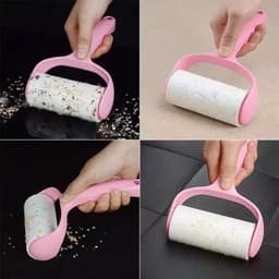 Cây Lăn Bụi 10cm Làm Sạch Quần Áo Ga Giường Sofa Kèm 6 Lõi Thay Thế - Dụng Cụ Lăn Lông Chó Mèo 6