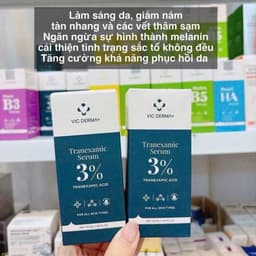 Serum Tranexamic 3% VICDERMA Trắng Da, Mờ Thâm Nám, Chống Lão Hoá 50ML 7