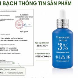 Serum Tranexamic 3% VICDERMA Trắng Da, Mờ Thâm Nám, Chống Lão Hoá 50ML 4