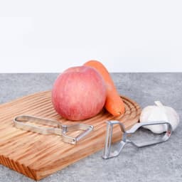Nạo Rau Củ Quả 2 Lưỡi Cao Cấp Thép Không Gỉ Siêu Sắc Chống Rỉ Sét - Đa Năng Gọt Vỏ Nhanh Tiện Dụng Cho Nhà Bếp Gia Đình 4