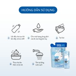 Bộ Túi Refill Lactacyd Baby Gentle Care 400ml + DDVS phụ nữ Lactacyd Soft & Silky 250ml 7