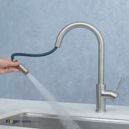 Vòi rửa bát Kluger KLF0031S | Vòi dây rút 2 đường nước Nóng - Lạnh | Hàng chính hãng 4