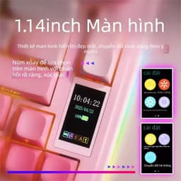 Bàn phím cơ không dây AULA S75 Pro (S75Pro) - 3 Mode Kết Nối, Màn Hình TFT, Núm Xoay, Hỗ Trợ Hotswap - Bảo Hành 3 tháng 2