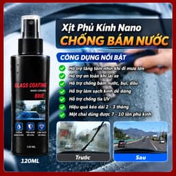 Bình Xịt Phủ Nano Kính LIBITU 801E – Chống Bám Nước, Làm Sạch Màng Dầu, Chăm Sóc Kính Ô Tô, nlst1 2