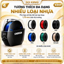 HỘP SẤY NHỰA IN 3D KINGROON KR-01 – SẤY TỐI ĐA 60°C, HẸN GIỜ 48H, VỪA SẤY VỪA IN 4