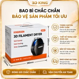 HỘP SẤY NHỰA IN 3D KINGROON KR-01 – SẤY TỐI ĐA 60°C, HẸN GIỜ 48H, VỪA SẤY VỪA IN 8