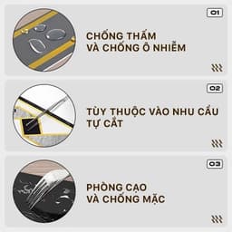 Cuộn Phào Xốp PVC ( 5met x10cm) có sẵn keo, trang trí chân tường, phào trần, chống thấm nước 3