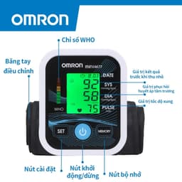 Máy đo Huyết Áp tại nhà của Nhật Bản HEM-6677 An toàn- Chính xác- Tiện ích 2