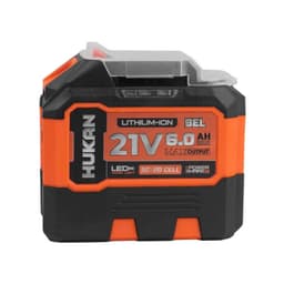 1 Pin 20 Cell Hukan G1-BEL6020-P6 21V 6Ah - Mạch 4 Mofet - Chân Pin M21 Tích Hợp 2 Đèn LED - Cổng Sạc USB, TYPE C 3