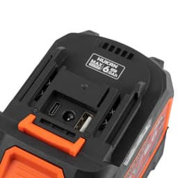 1 Pin 20 Cell Hukan G1-BEL6020-P6 21V 6Ah - Mạch 4 Mofet - Chân Pin M21 Tích Hợp 2 Đèn LED - Cổng Sạc USB, TYPE C 8