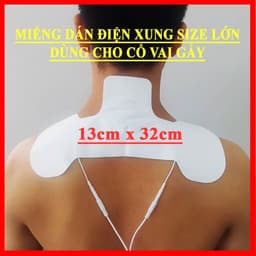Miếng dán điện xung massage bả vai - cổ vai gáy, lưng, sườn, eo, Loại miếng dán siêu lớn 32cm x 13cm 8