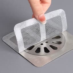 COMBO 50 Miếng Dán Chống Tắc Nghẽn Cống Thoát Nước 10x10cm - Miếng Lưới Lọc Rác Chống Tắc Cống 3