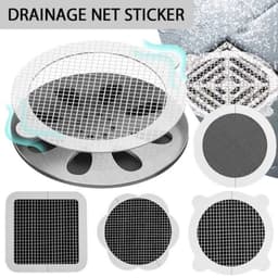 COMBO 50 Miếng Dán Chống Tắc Nghẽn Cống Thoát Nước 10x10cm - Miếng Lưới Lọc Rác Chống Tắc Cống 8