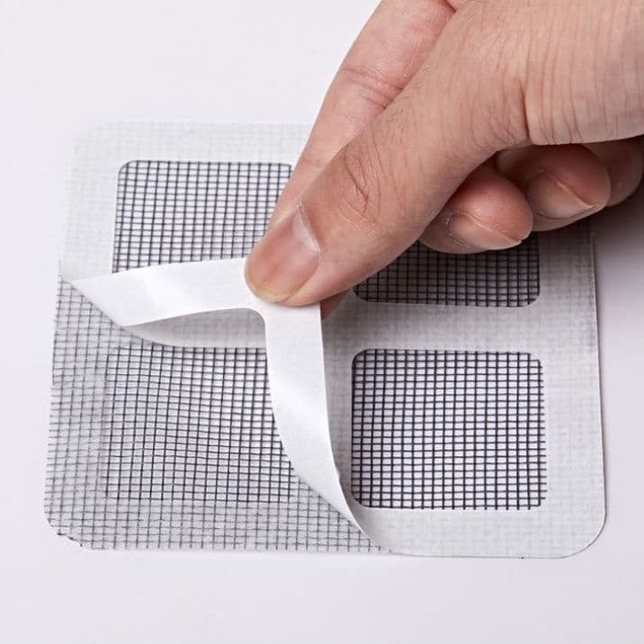 COMBO 50 Miếng Dán Chống Tắc Nghẽn Cống Thoát Nước 10x10cm - Miếng Lưới Lọc Rác Chống Tắc Cống