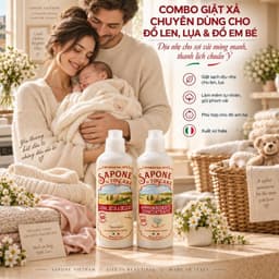 NƯỚC GIẶT XẢ CHUYÊN DÙNG CHO ĐỒ LEN, LỤA & ĐỒ EM BÉ  DỊU NHẸ HÔM NAY, BỀN ĐẸP DÀI LÂU 2