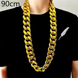 Dây chuyền vàng cỡ lớn Acrylic Hip Hop 4